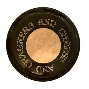 Mid-Century Modern Couroc Cheese and Cracker Tray